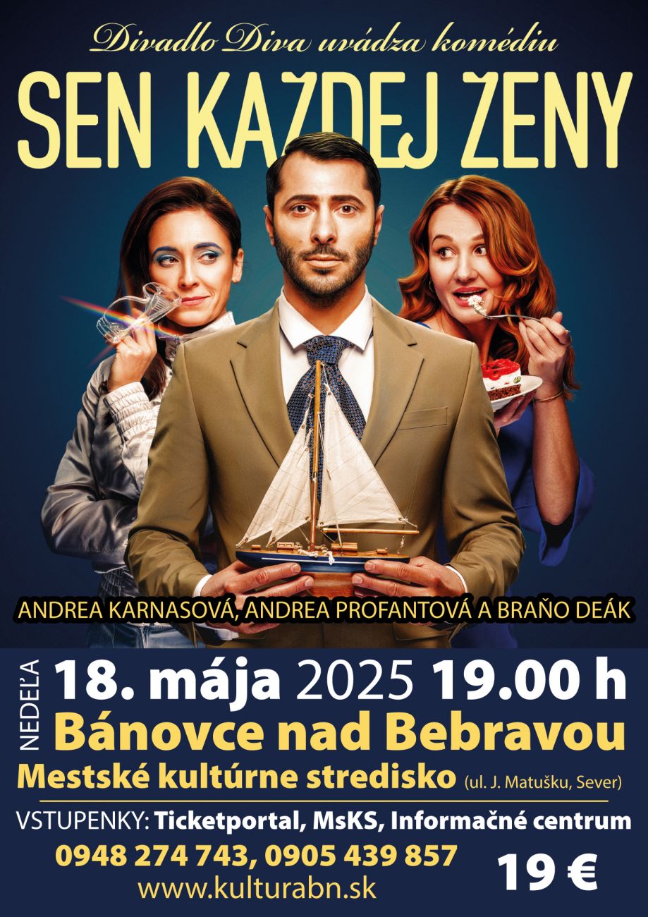 Sen každej ženy - divadelné predstavenie, Bánovce nad Bebravou
