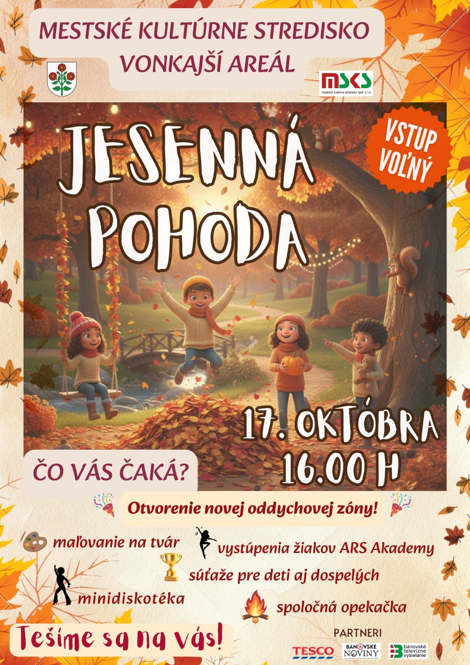 Jesenná pohoda - podujatie pre všetkých
