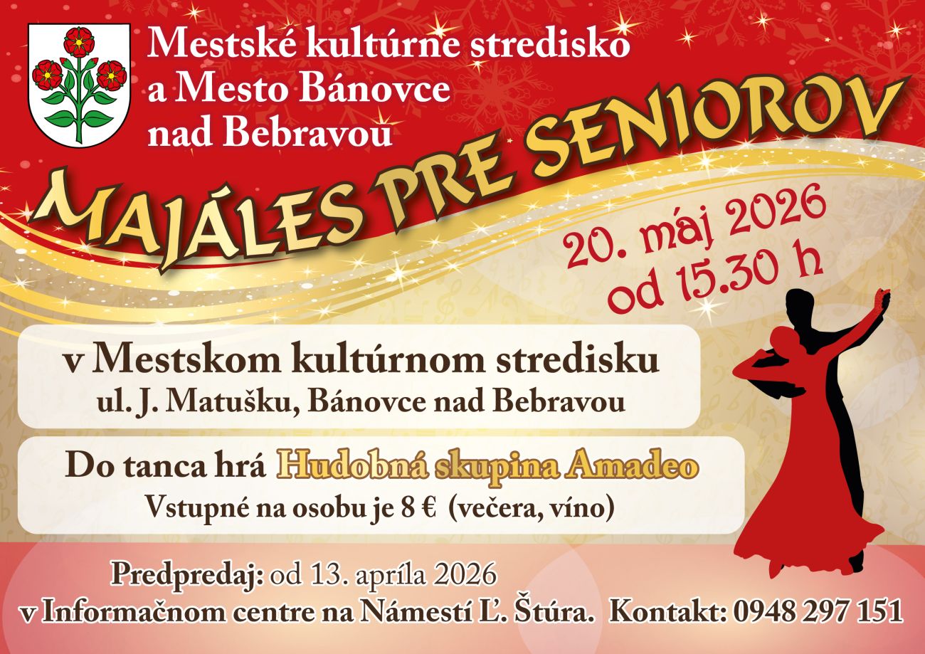 Majáles pre seniorov Bánovce nad Bebravou