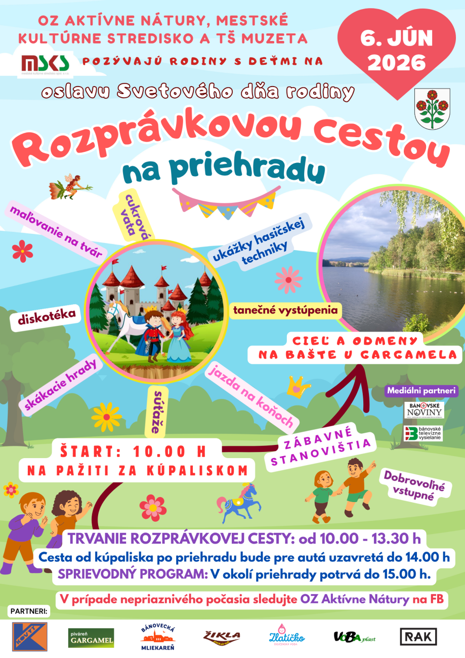 Rozprávkovou cestou na priehradu Bánovce nad Bebravou