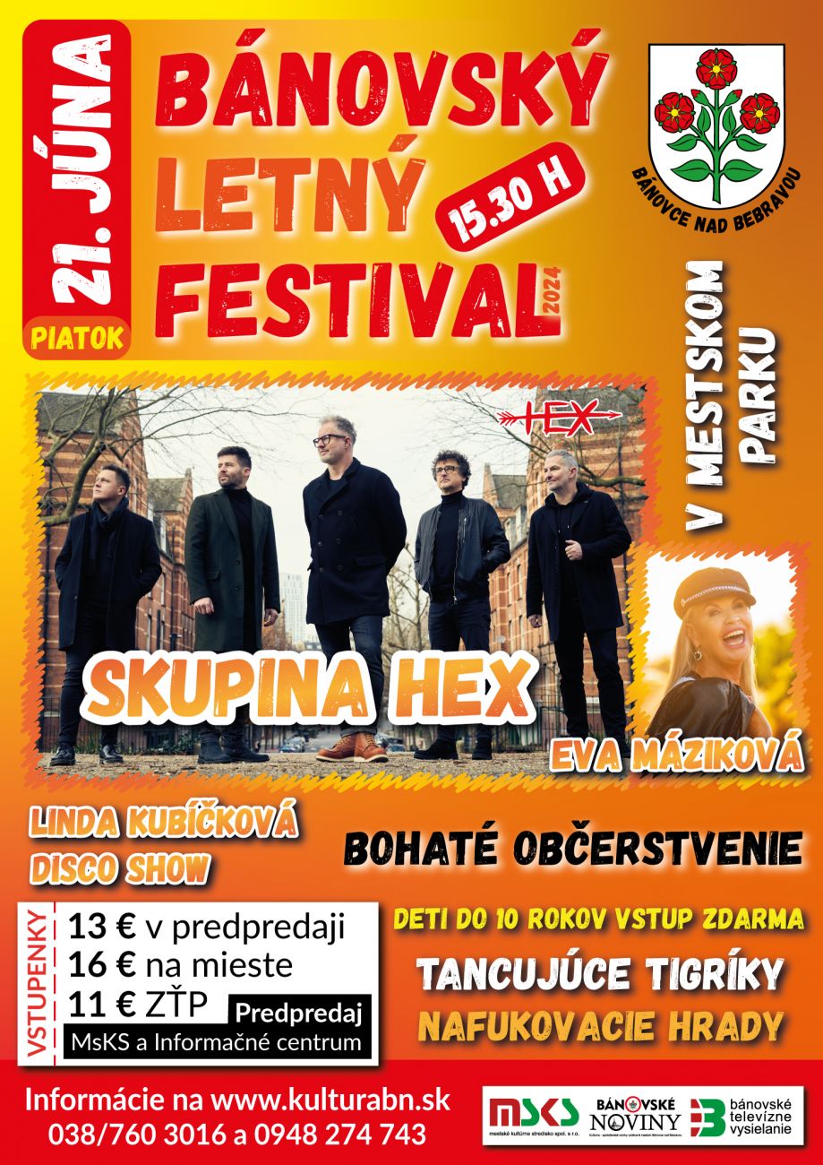 letny festival v bánovciach