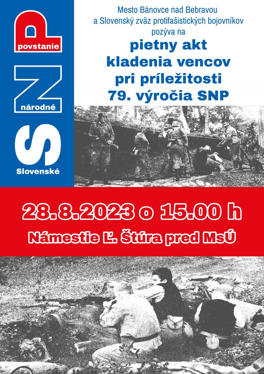 pietny akt kladenia vencov pri príležitosti 79. výročia SNP