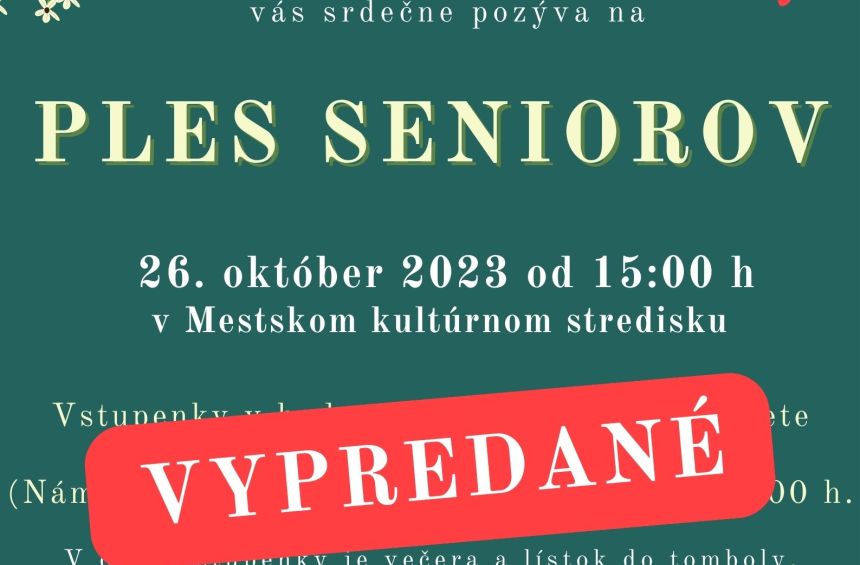 ples seniorov oktober