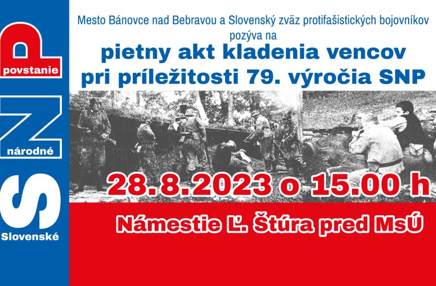 pietny akt kladenia vencov pri príležitosti 79. výročia SNP